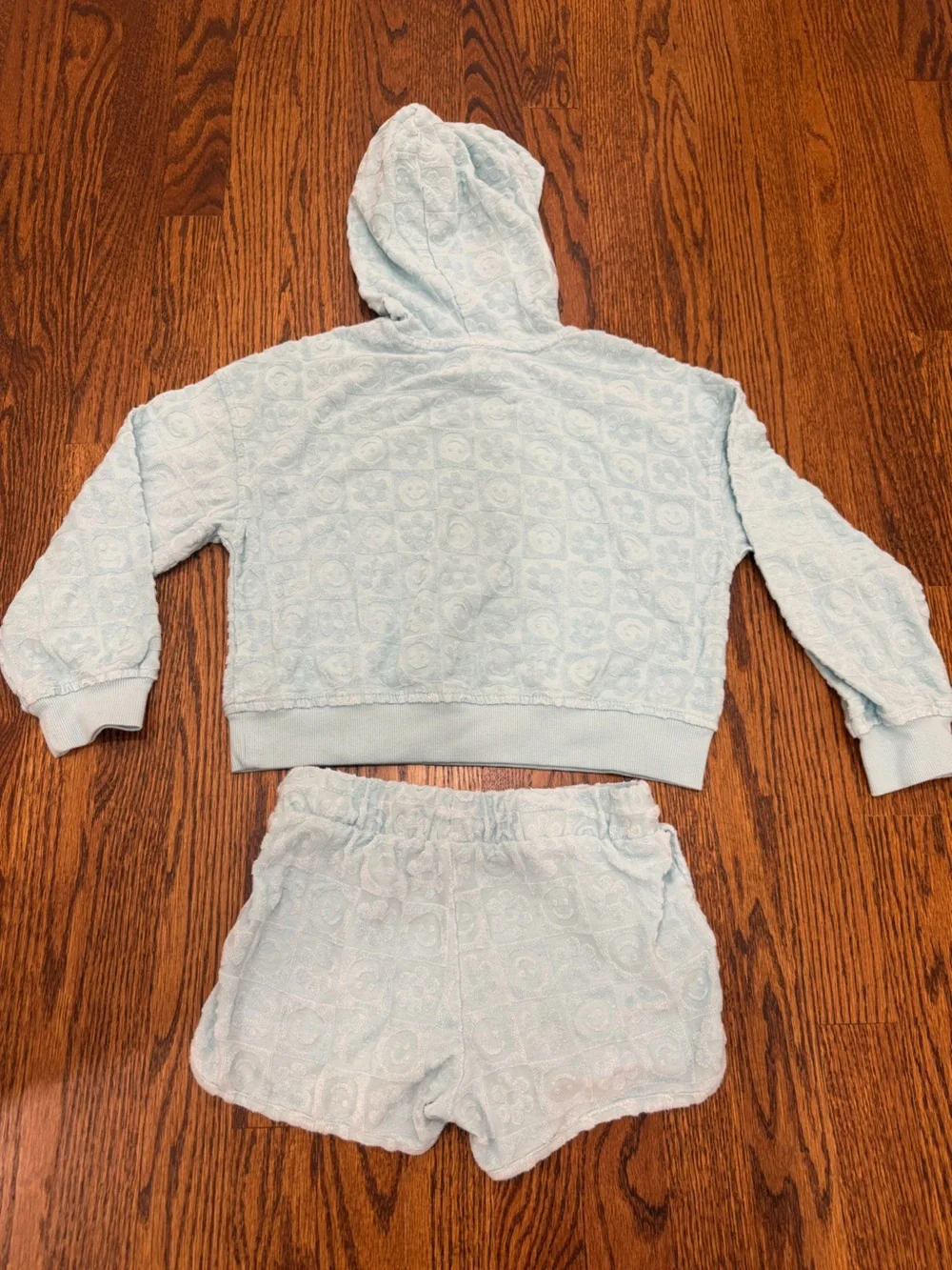 Old Navy Pale Blue Terry Hooded Lounge Set